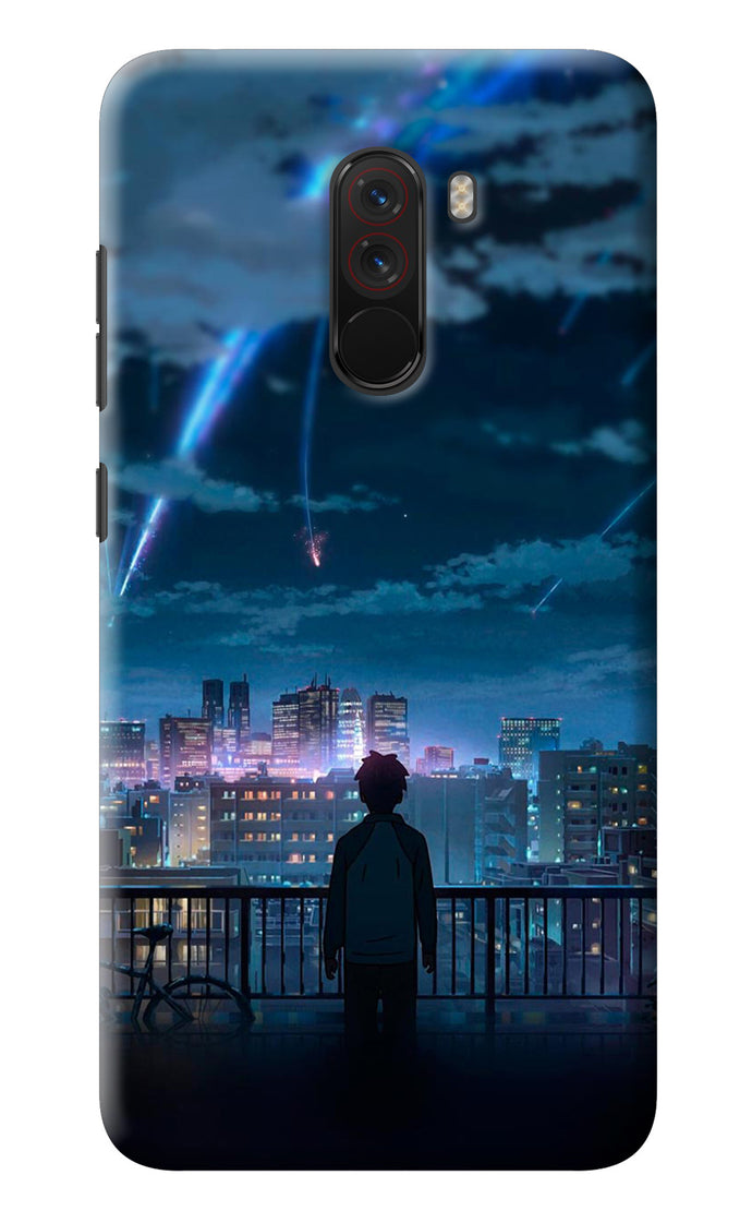 EXPLOIT Printed Stylish Back Cover For Poco F1 Anime