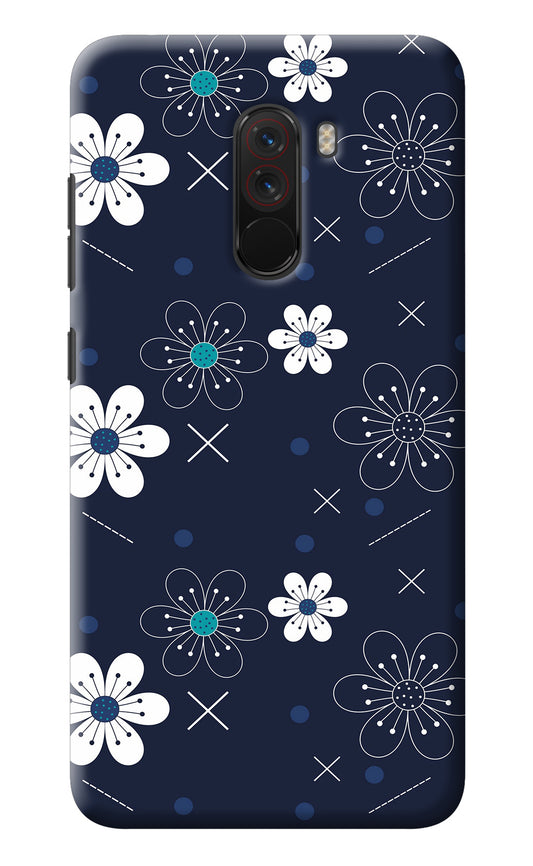 Flowers Poco F1 Back Cover