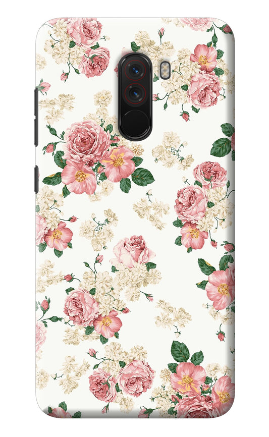 Flowers Poco F1 Back Cover