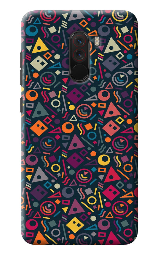 Geometric Abstract Poco F1 Back Cover