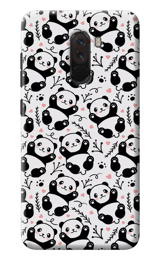 Cute Panda Poco F1 Back Cover