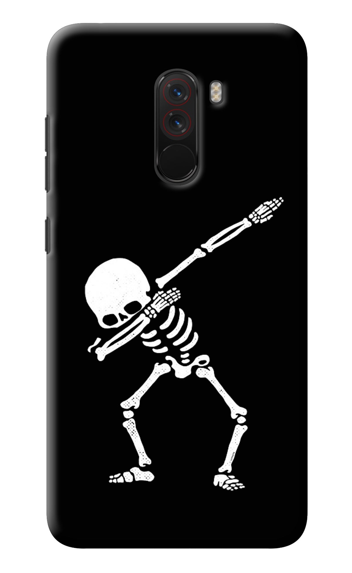 Dabbing Skeleton Art Poco F1 Back Cover