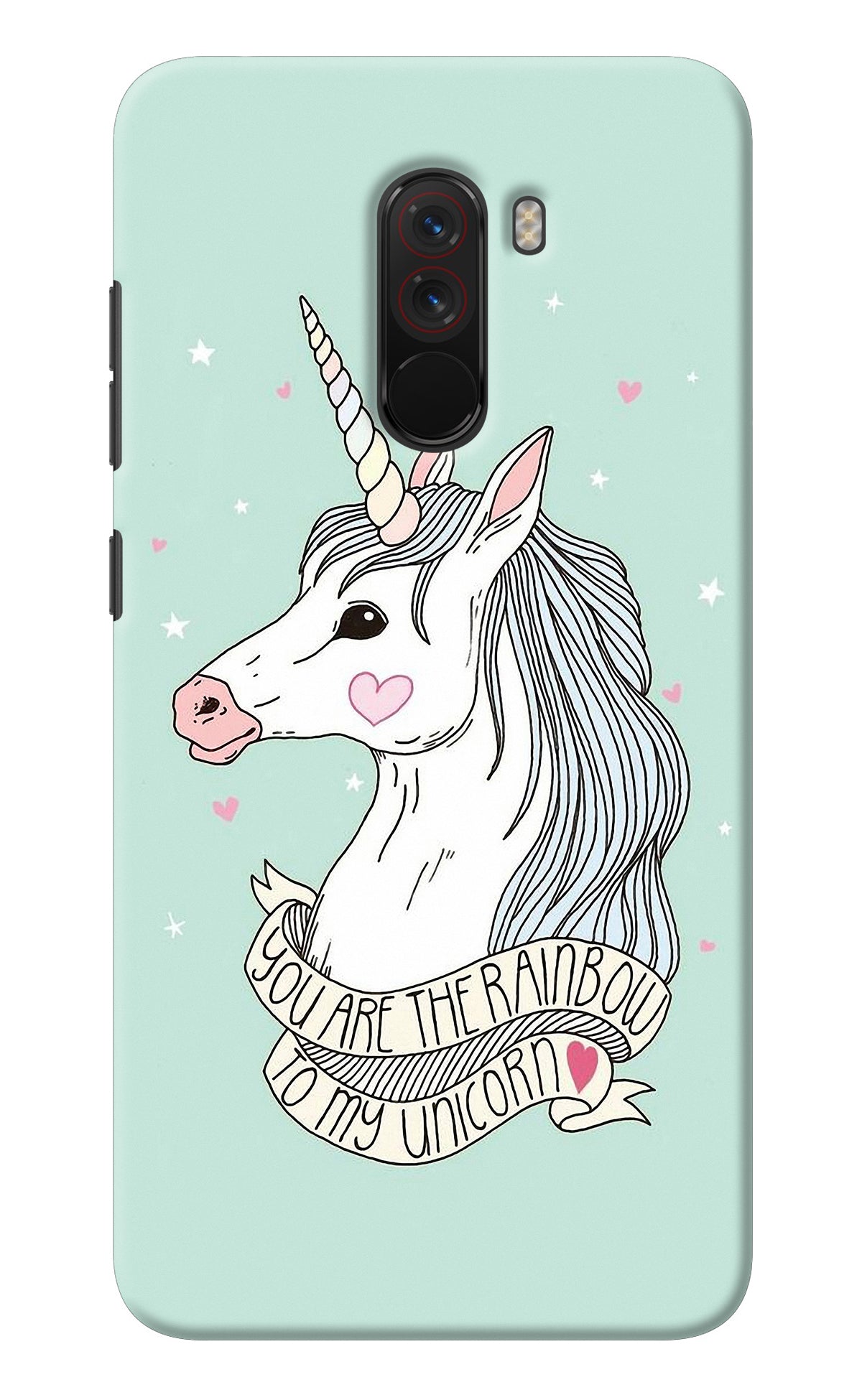 Unicorn Wallpaper Poco F1 Back Cover