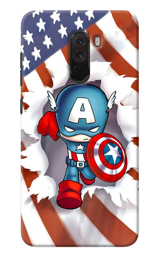 Captain America Poco F1 Back Cover