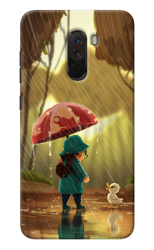 Rainy Day Poco F1 Back Cover