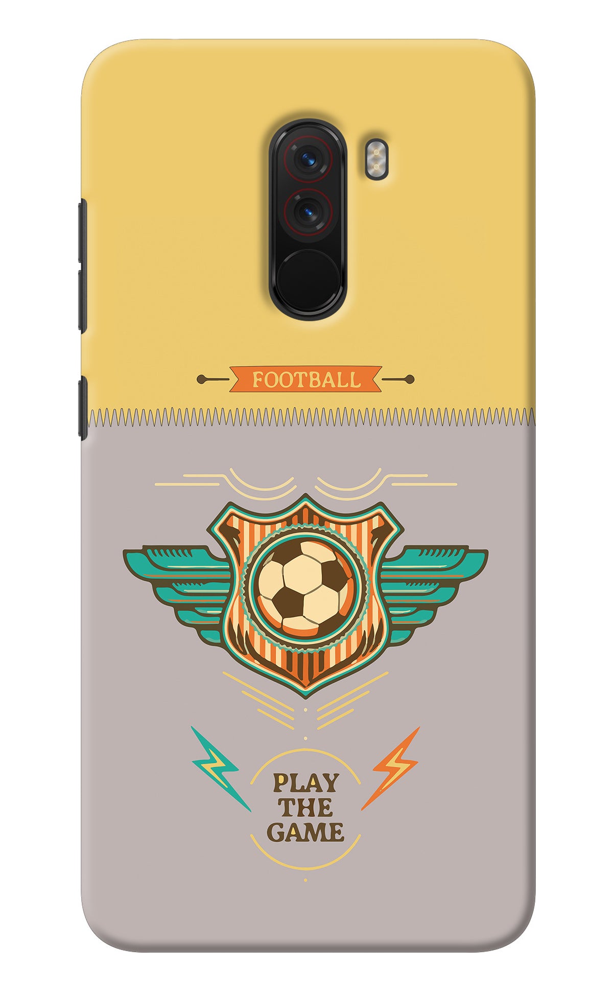 Football Poco F1 Back Cover