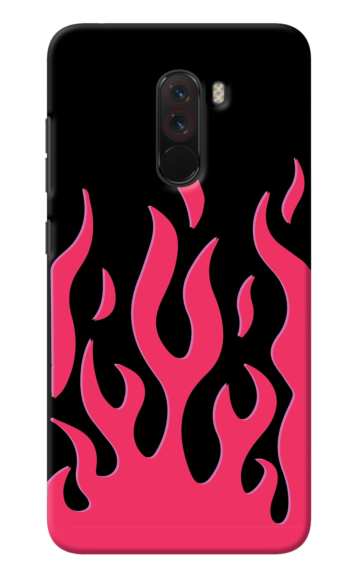 Fire Flames Poco F1 Back Cover