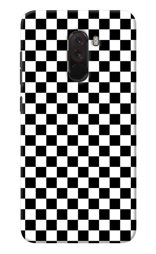 Chess Board Poco F1 Back Cover