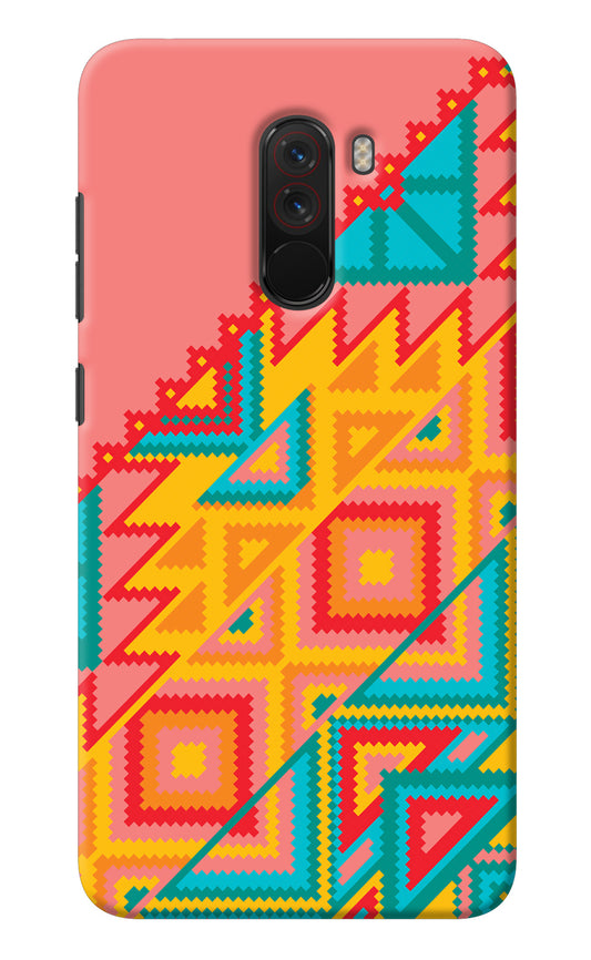 Aztec Tribal Poco F1 Back Cover