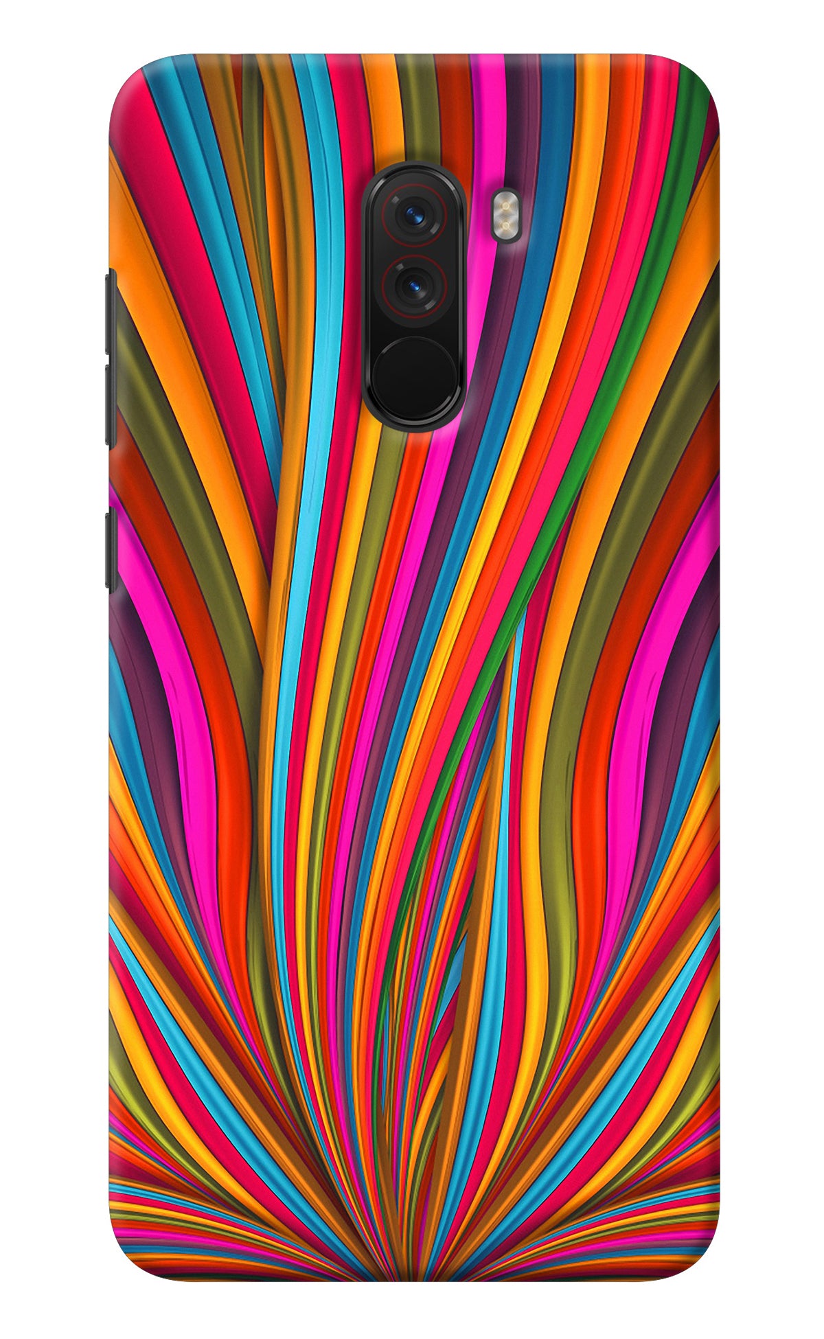 Trippy Wavy Poco F1 Back Cover