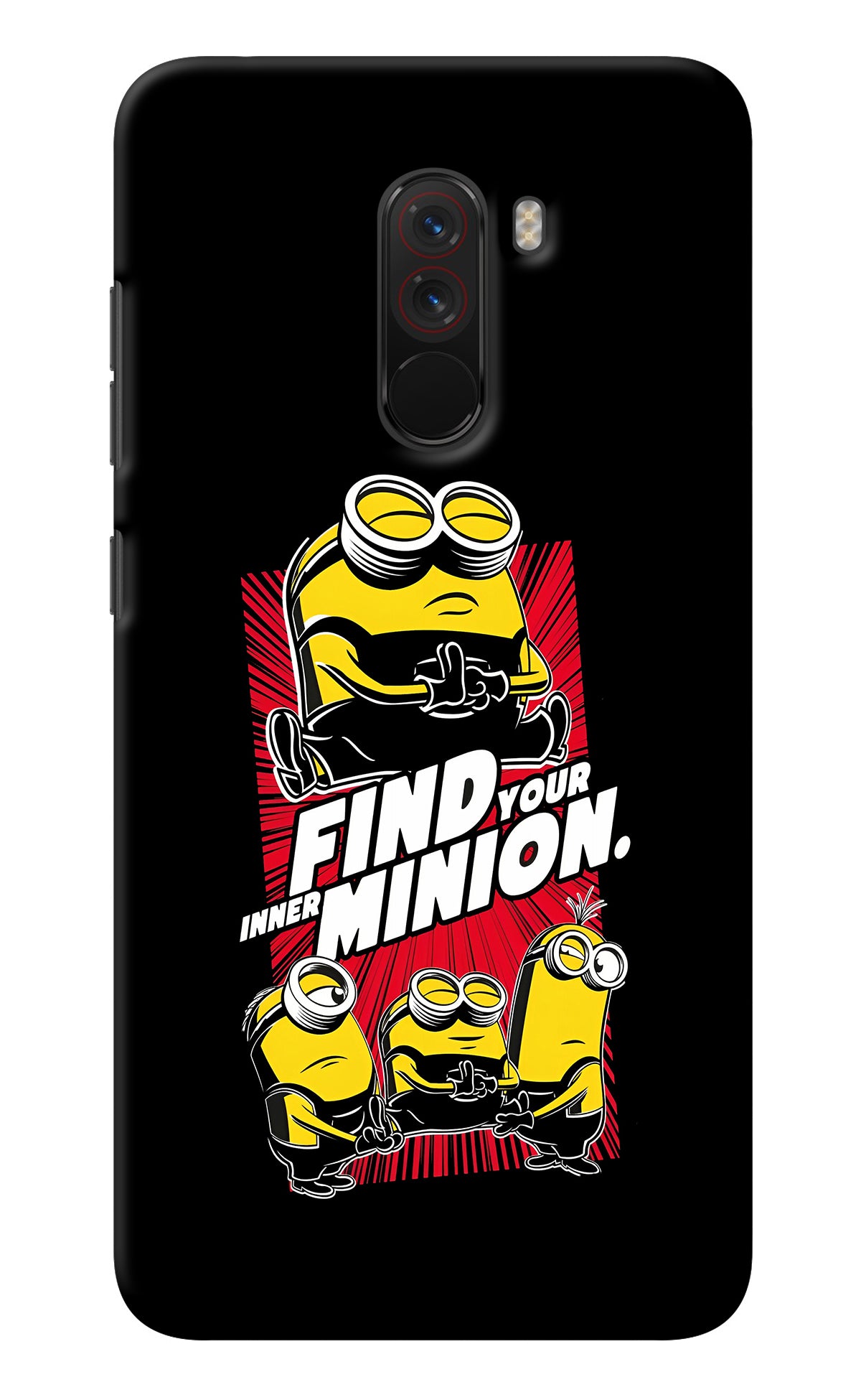 Find your inner Minion Poco F1 Back Cover