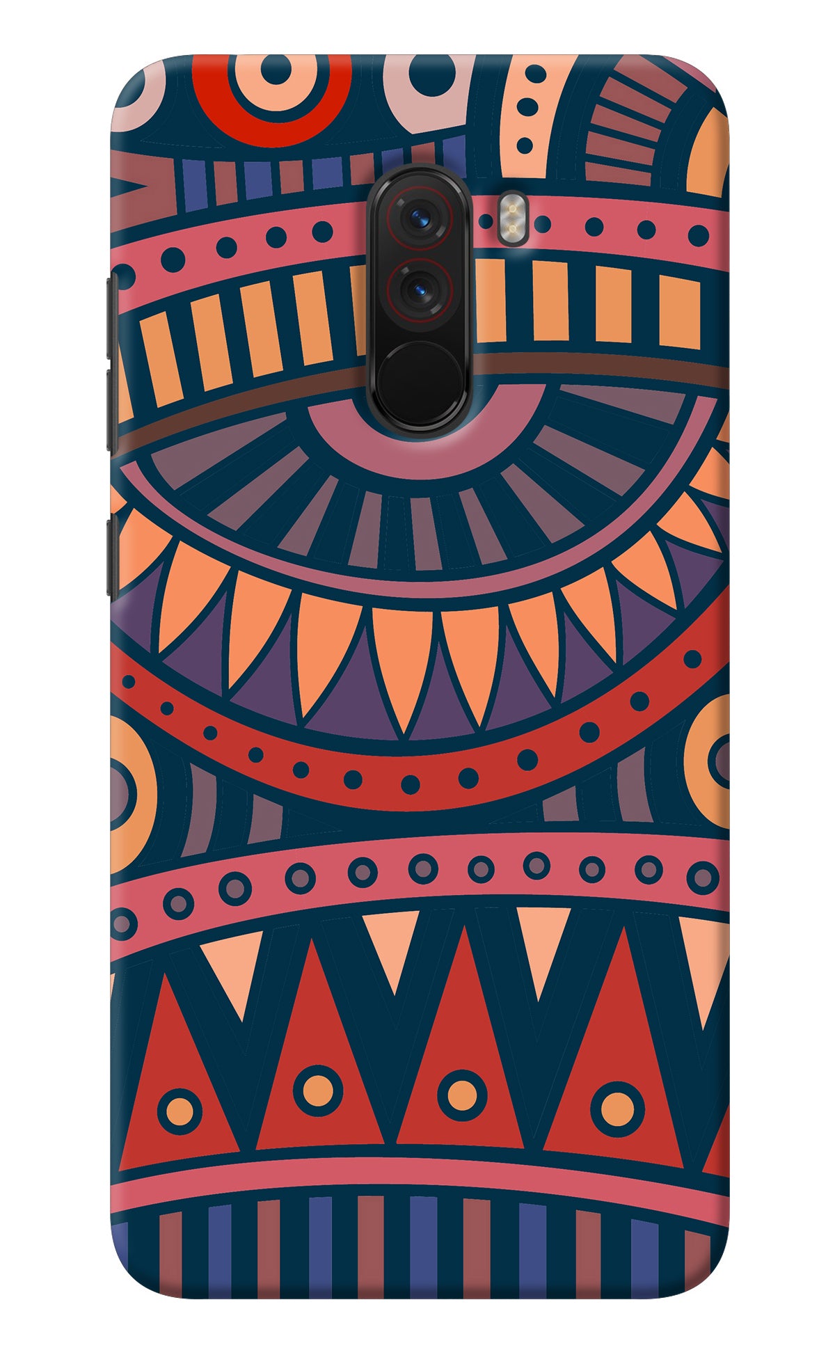 African Culture Design Poco F1 Back Cover