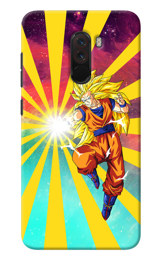 Goku Super Saiyan Poco F1 Back Cover