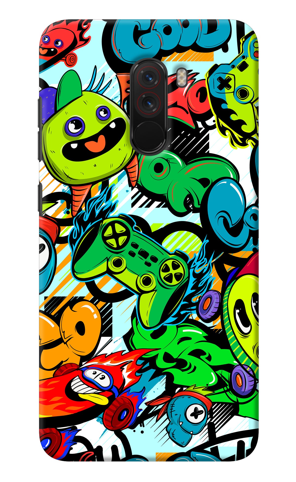 Game Doodle Poco F1 Back Cover