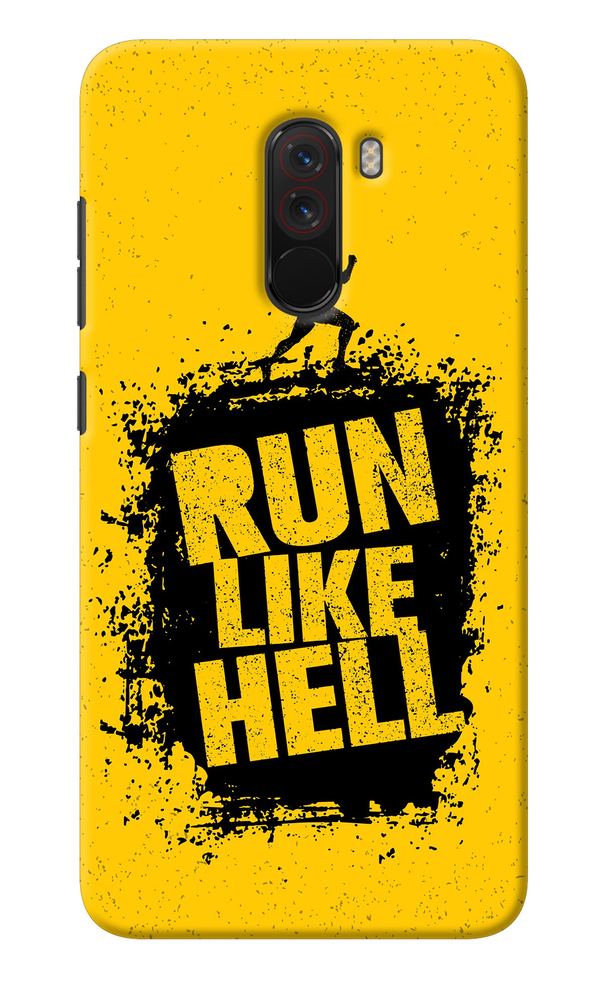 Run Like Hell Poco F1 Back Cover