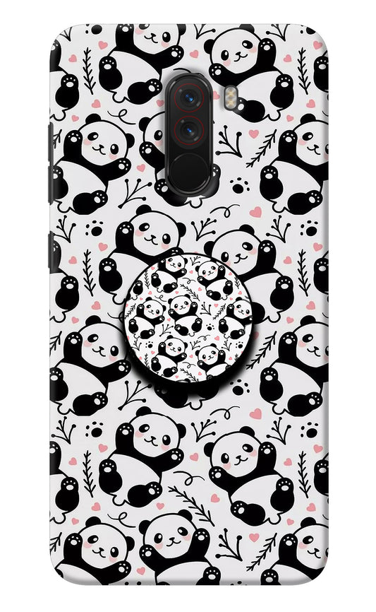 Cute Panda Poco F1 Pop Case