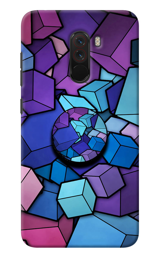 Cubic Abstract Poco F1 Pop Case