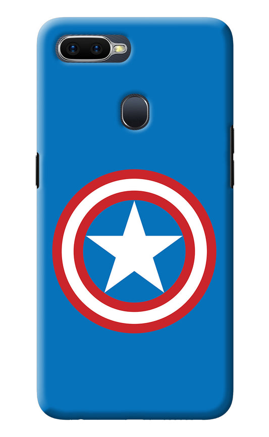 Captain America Logo Oppo F9/F9 Pro Back Cover