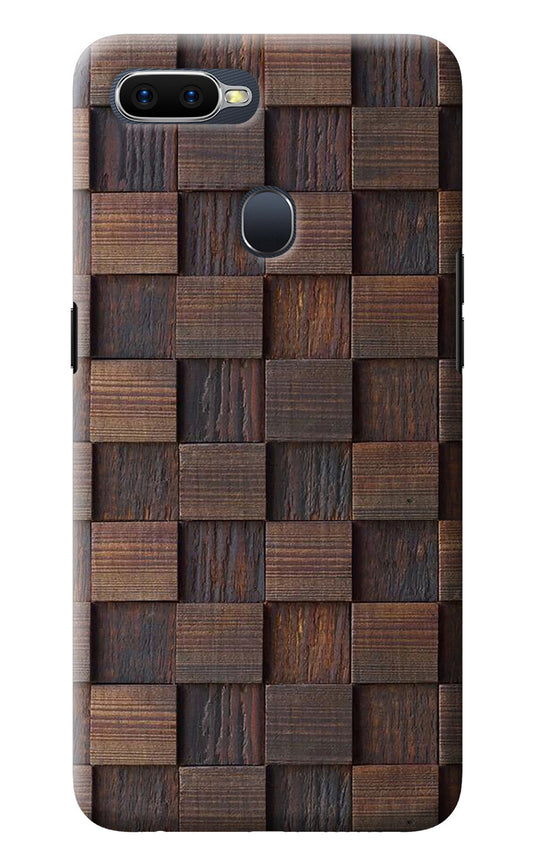 Wooden Cube Design Oppo F9/F9 Pro Back Cover