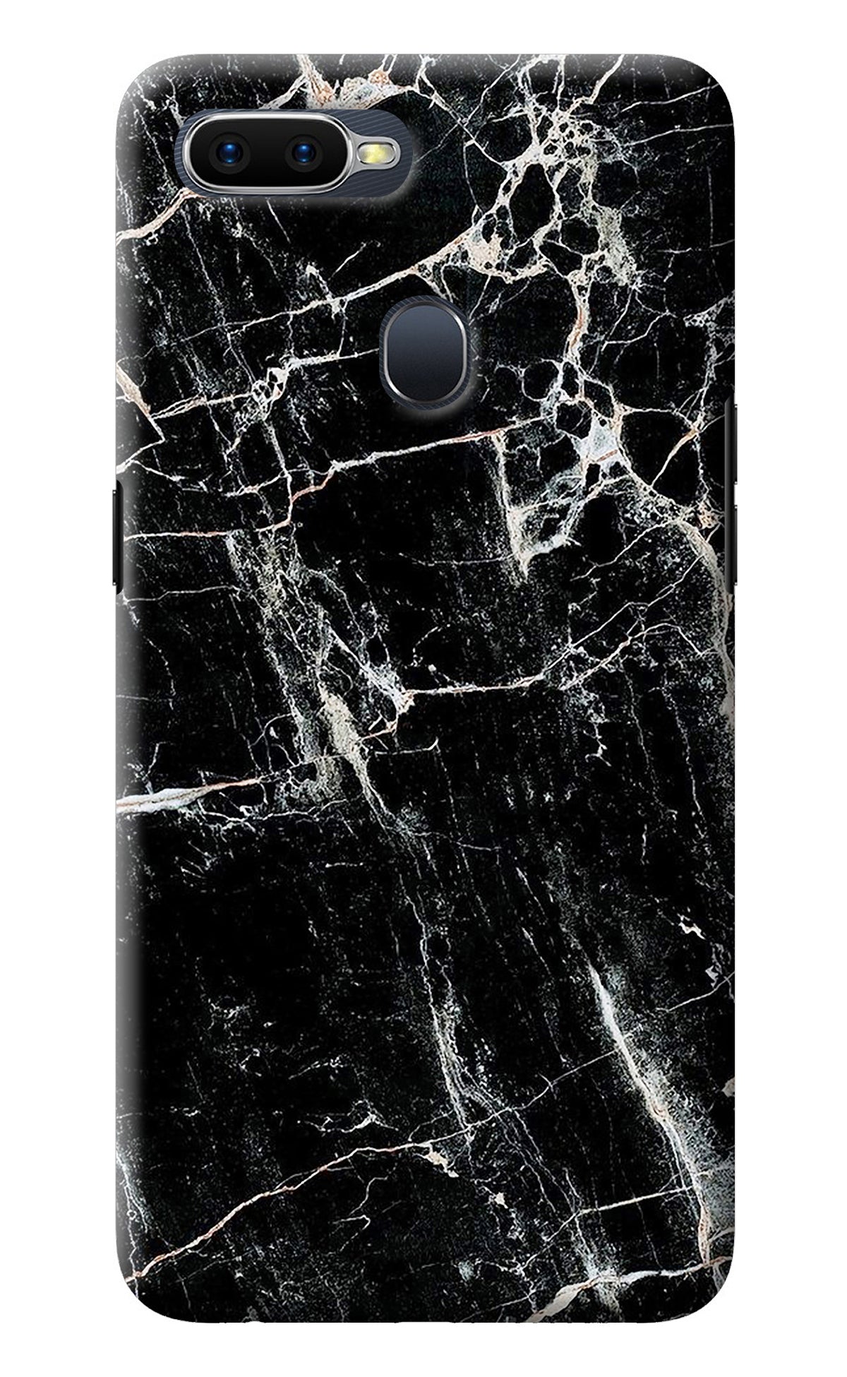 Black Marble Texture Oppo F9/F9 Pro Back Cover