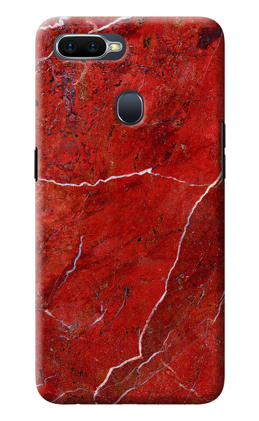 Red Marble Design Oppo F9/F9 Pro Back Cover