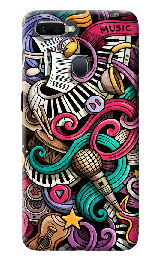 Music Abstract Oppo F9/F9 Pro Back Cover