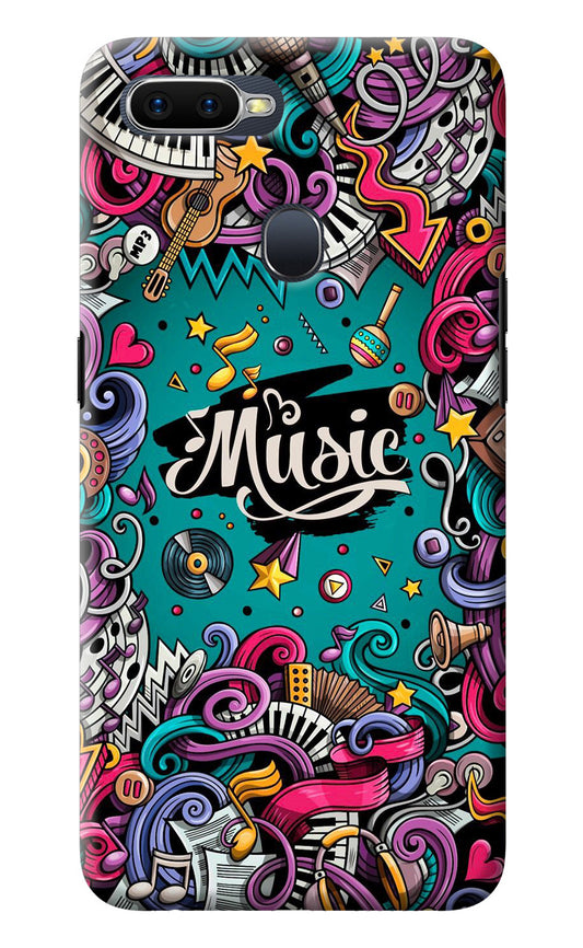 Music Graffiti Oppo F9/F9 Pro Back Cover