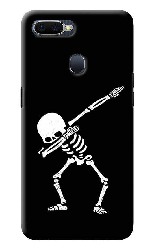 Dabbing Skeleton Art Oppo F9/F9 Pro Back Cover