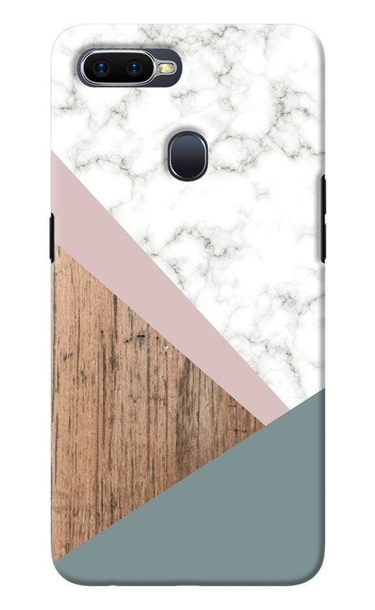 Marble wood Abstract Oppo F9/F9 Pro Back Cover