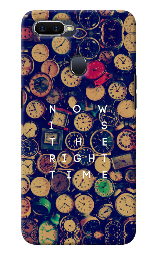 Now is the Right Time Quote Oppo F9/F9 Pro Back Cover