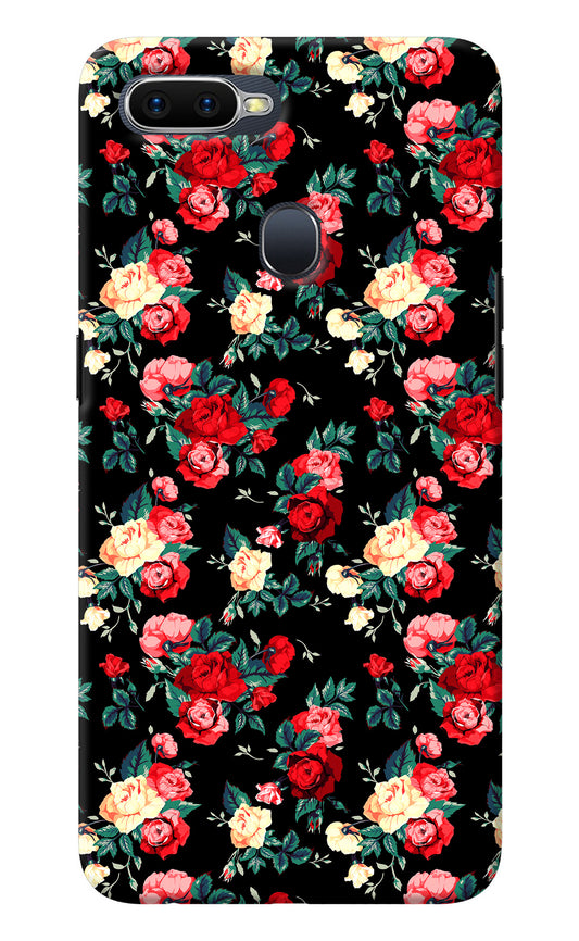 Rose Pattern Oppo F9/F9 Pro Back Cover