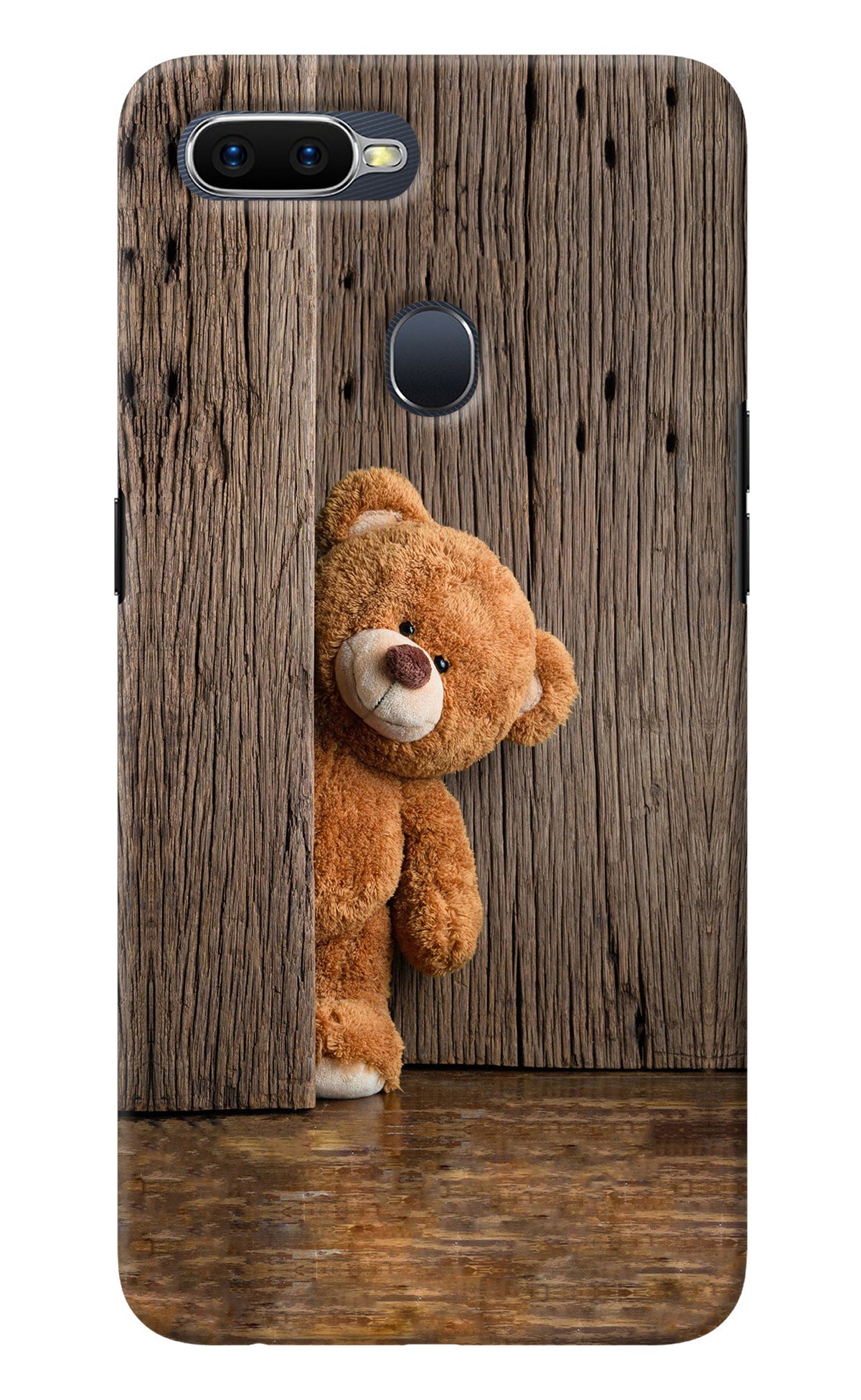 Teddy Wooden Oppo F9/F9 Pro Back Cover