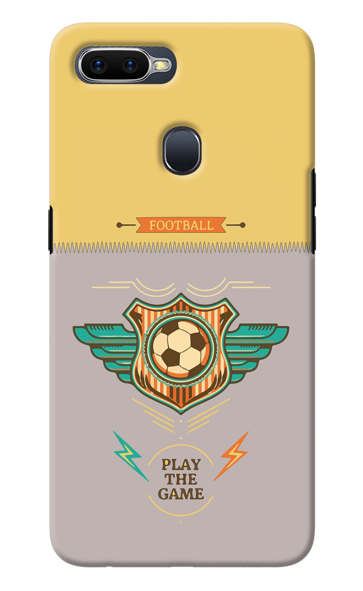 Football Oppo F9/F9 Pro Back Cover