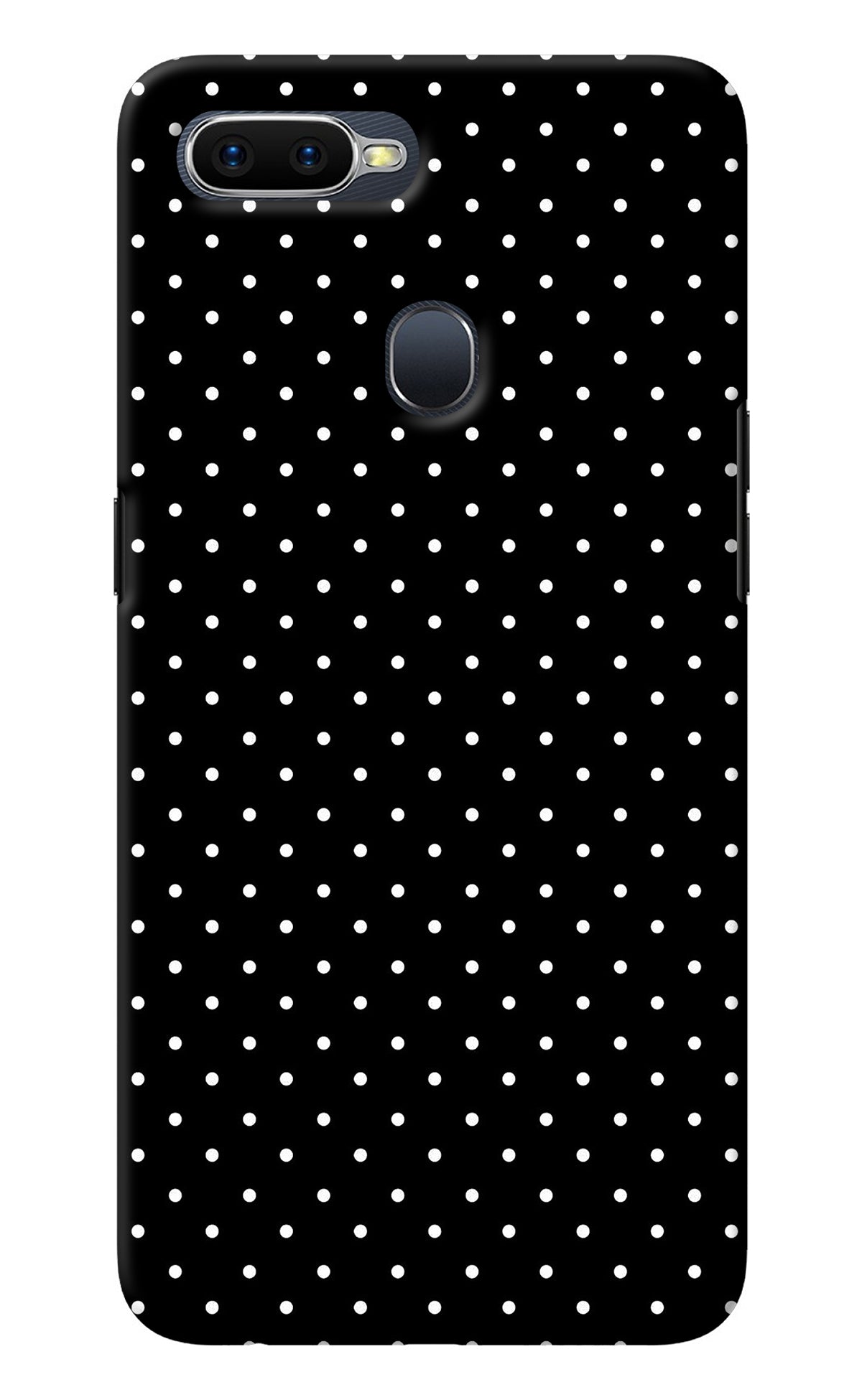 White Dots Oppo F9/F9 Pro Back Cover