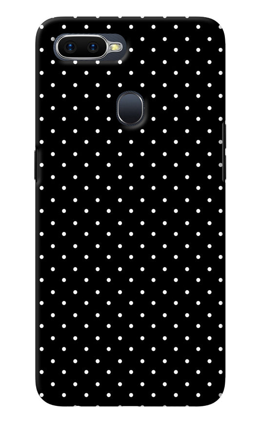 White Dots Oppo F9/F9 Pro Back Cover