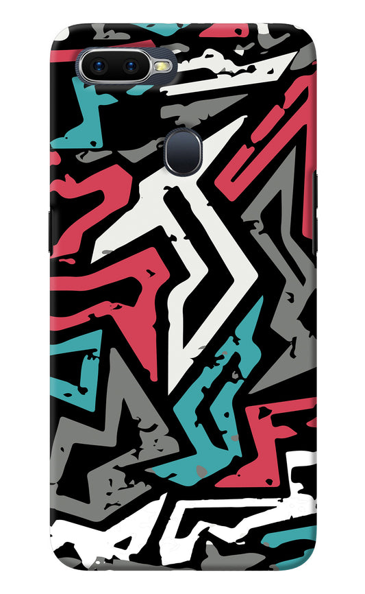 Geometric Graffiti Oppo F9/F9 Pro Back Cover