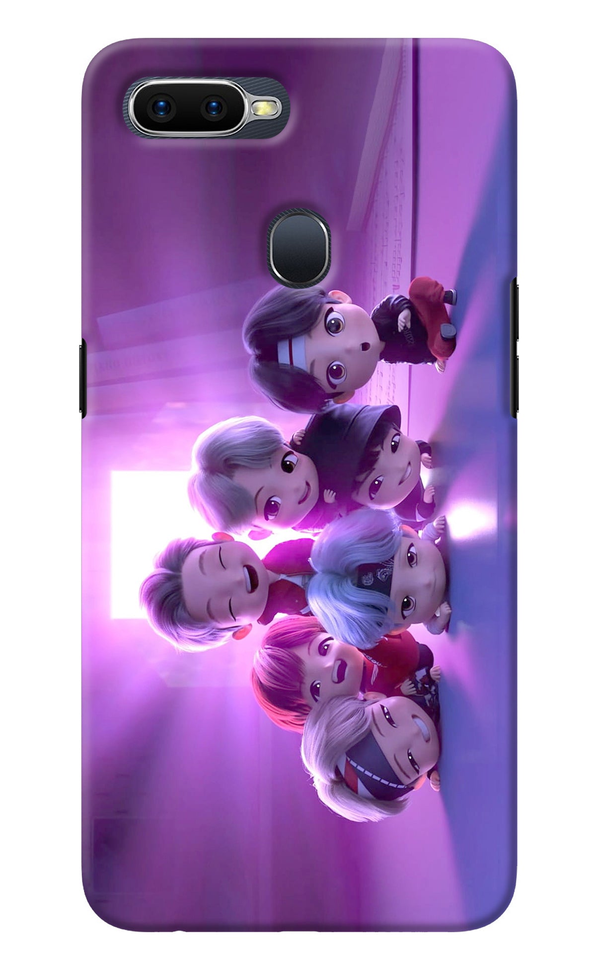 BTS Chibi Oppo F9/F9 Pro Back Cover