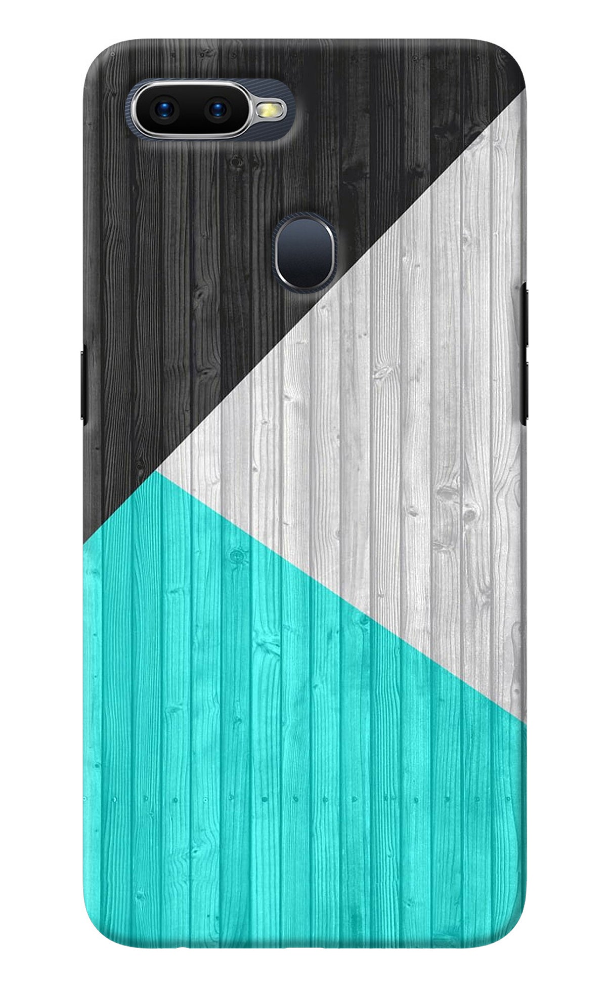 Wooden Abstract Oppo F9/F9 Pro Back Cover