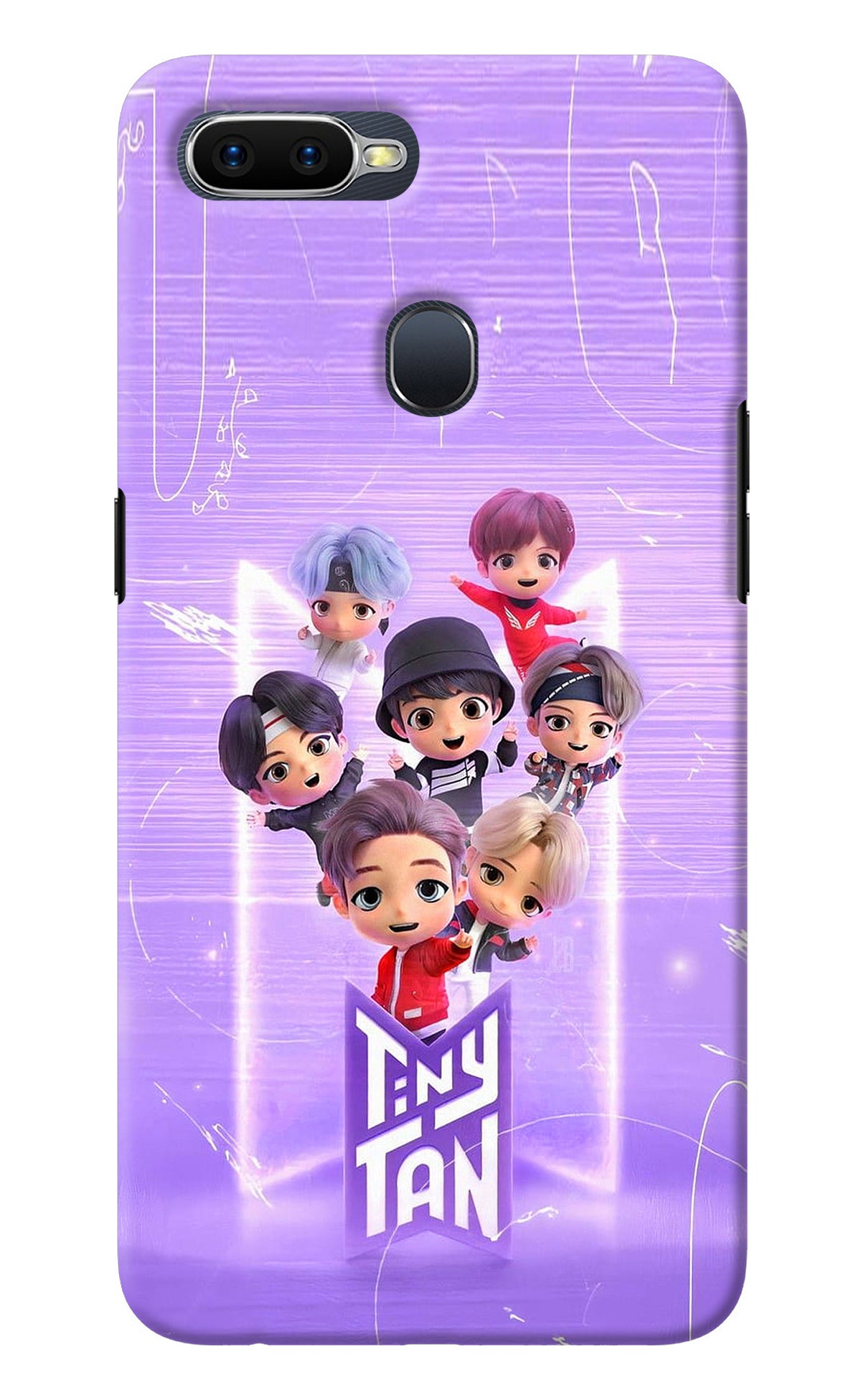 BTS Tiny Tan Oppo F9/F9 Pro Back Cover