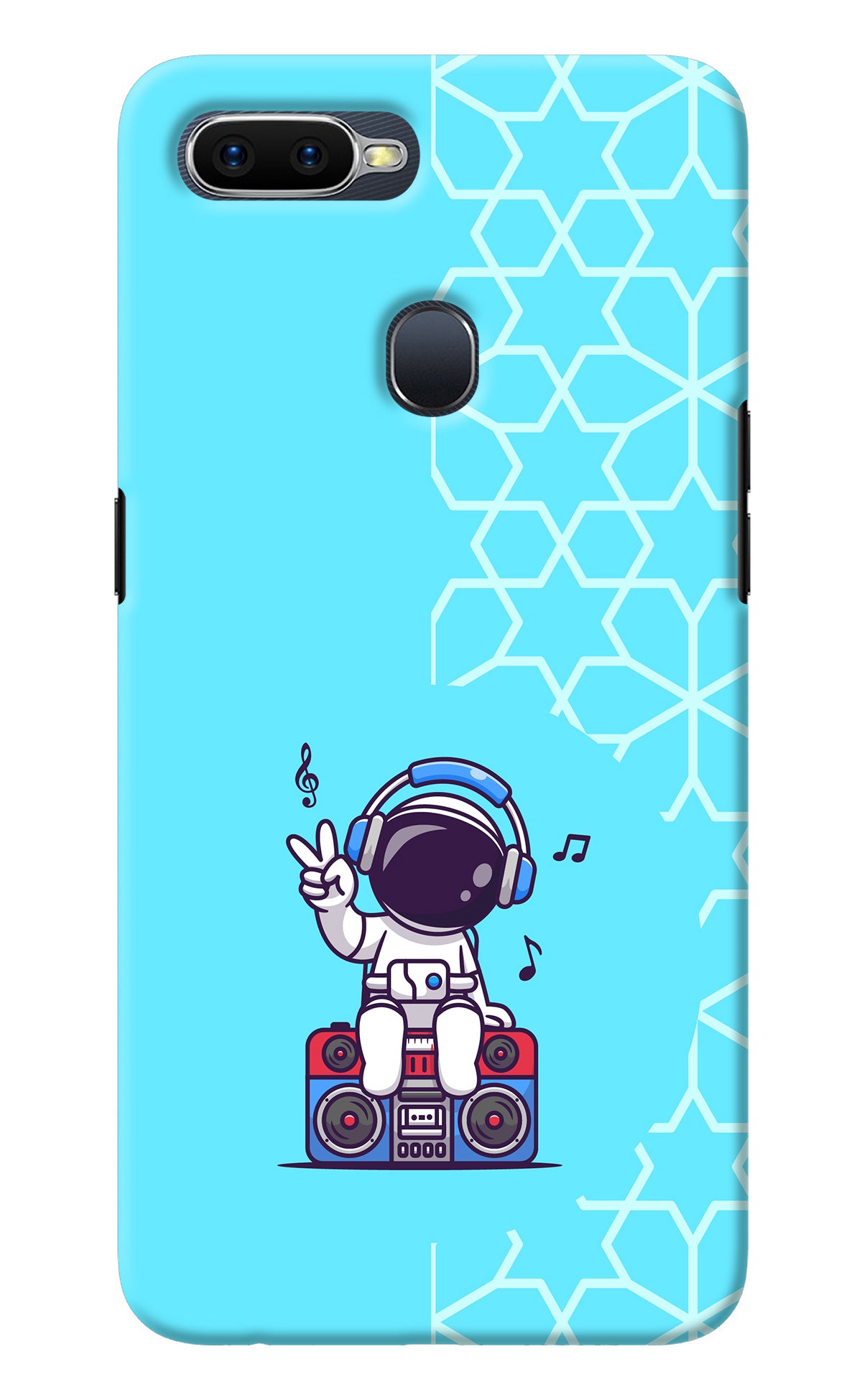 Cute Astronaut Chilling Oppo F9/F9 Pro Back Cover