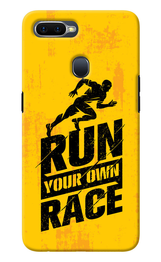 Run Your Own Race Oppo F9/F9 Pro Back Cover