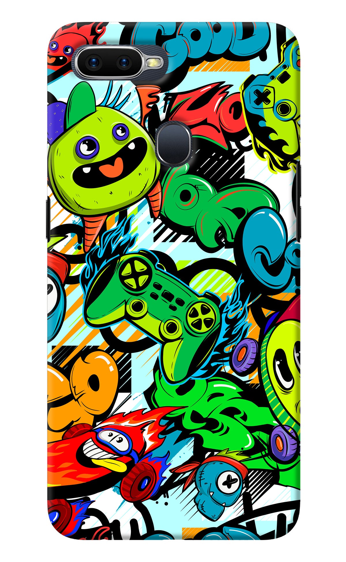 Game Doodle Oppo F9/F9 Pro Back Cover