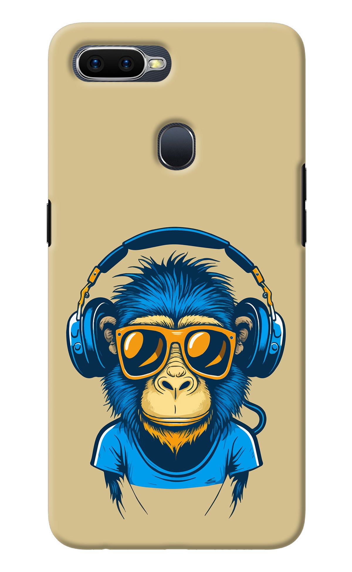 Monkey Headphone Oppo F9/F9 Pro Back Cover