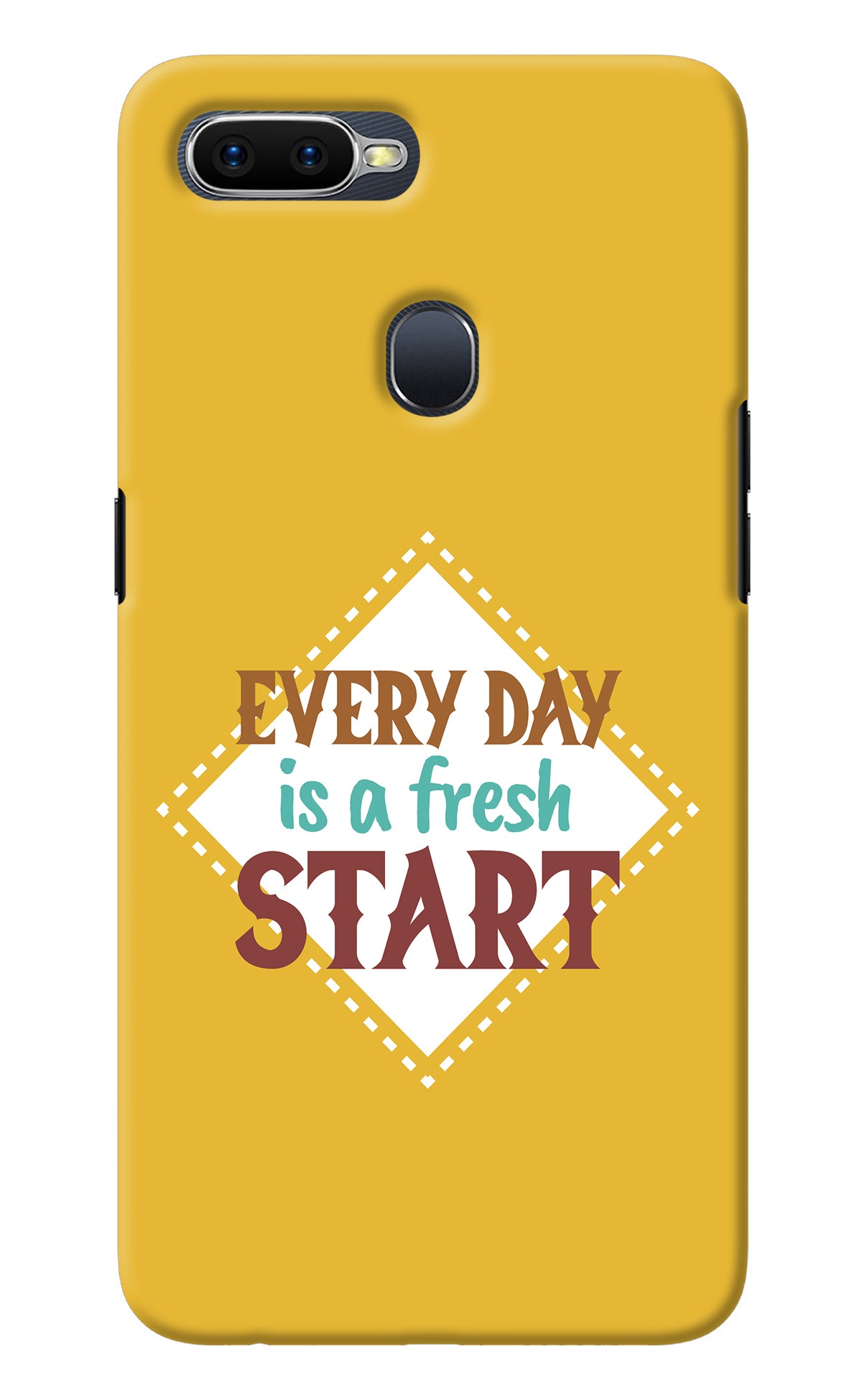 Every day is a Fresh Start Oppo F9/F9 Pro Back Cover