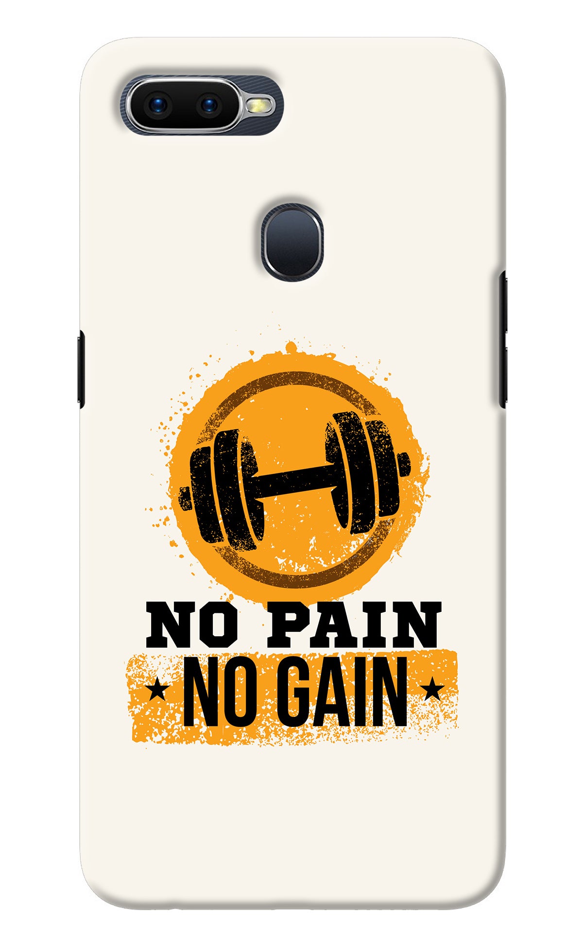 No Pain No Gain Oppo F9/F9 Pro Back Cover