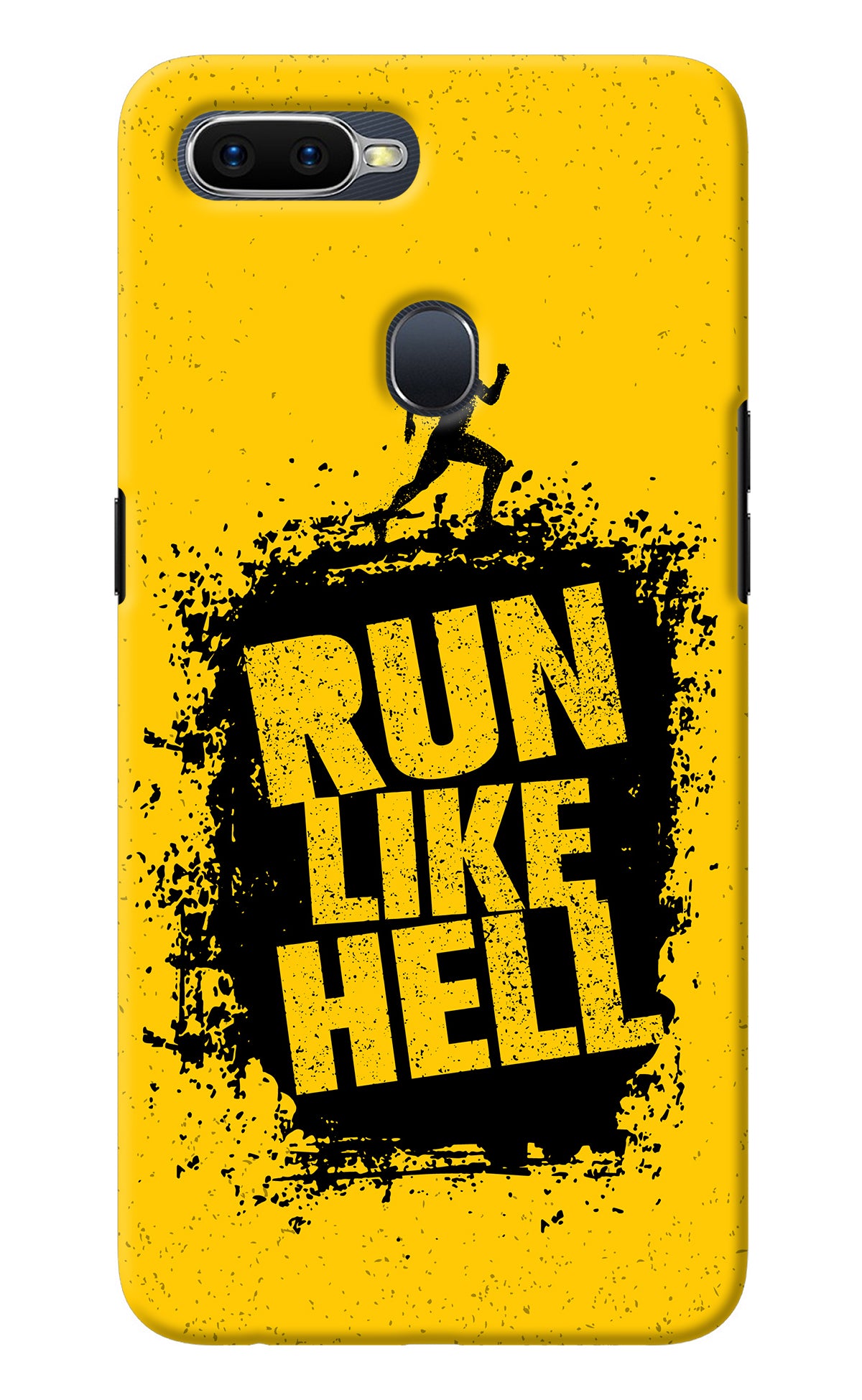 Run Like Hell Oppo F9/F9 Pro Back Cover