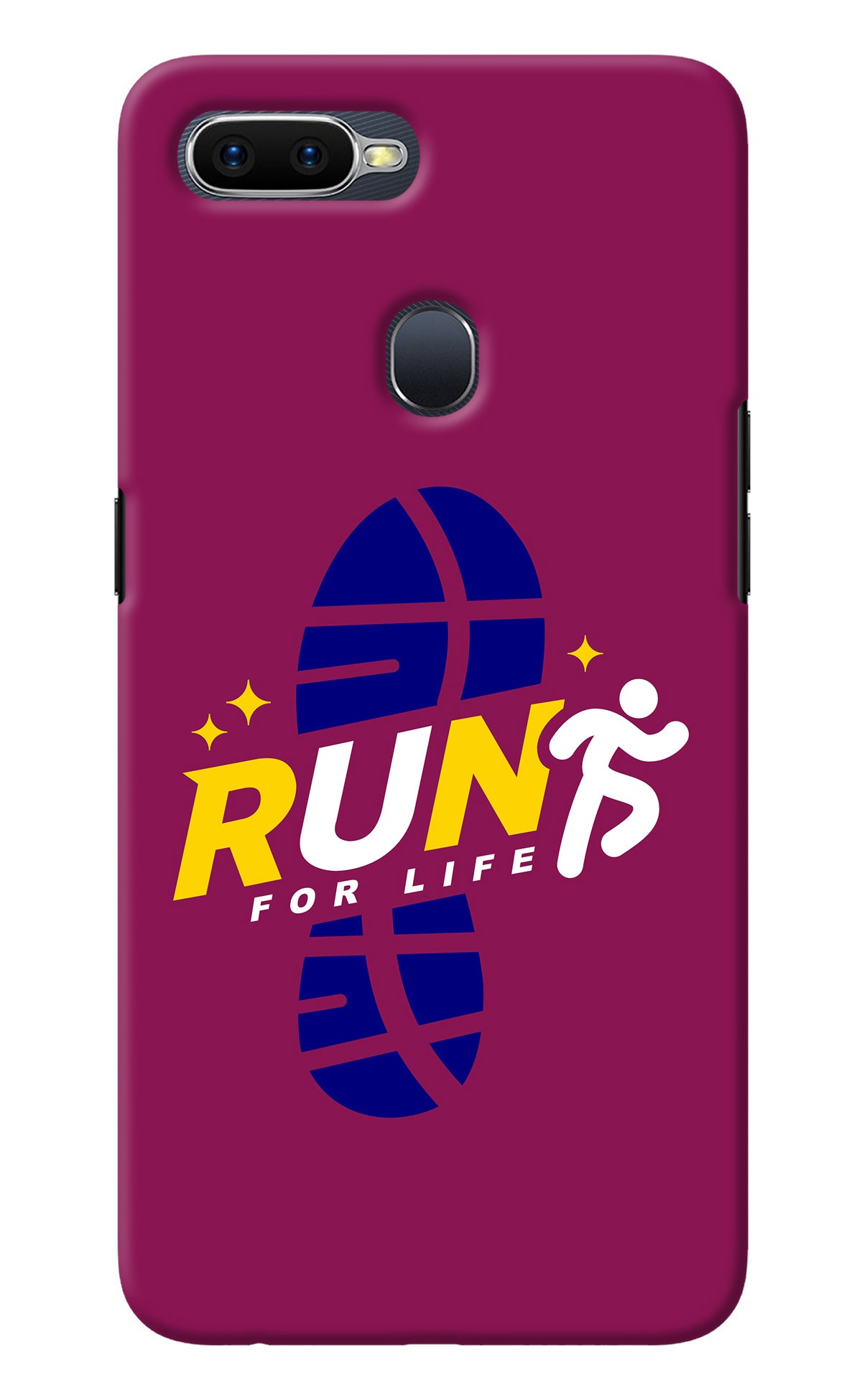 Run for Life Oppo F9/F9 Pro Back Cover