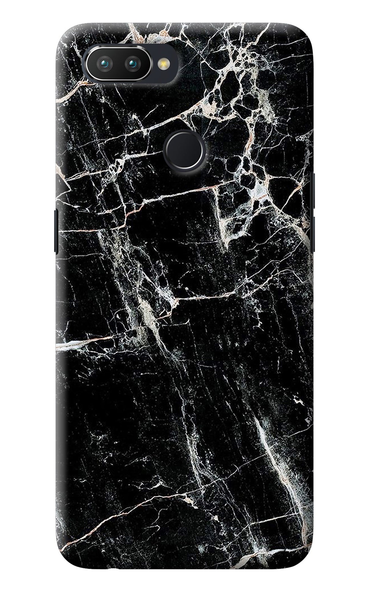 Black Marble Texture Realme 2 Pro Back Cover