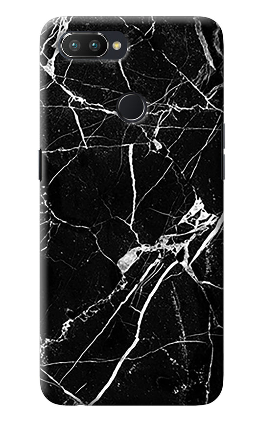 Black Marble Pattern Realme 2 Pro Back Cover