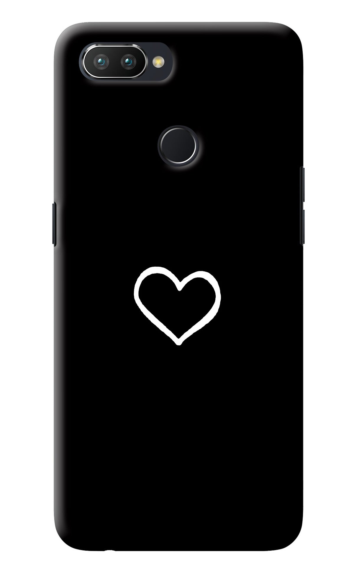 Heart Realme 2 Pro Back Cover